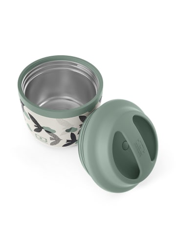 Monbento Isolier-Lunchbox "Birds" in Creme/ Grün - 550 ml