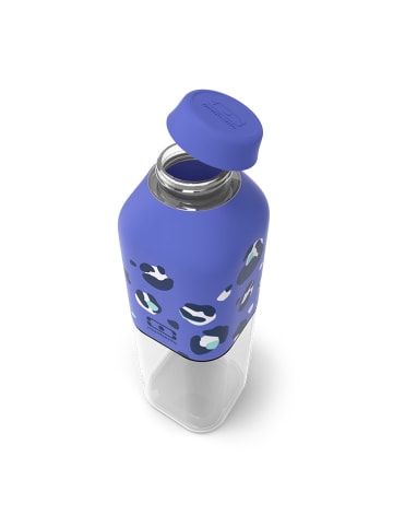 Monbento 2-delige lunchset "Leopard" blauw