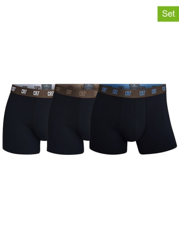 CR7 3er-Set: Boxershorts in Schwarz