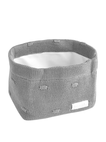 Meyco Wickeltischkörbchen in Grau - (L)26 x (B)19 x (H)16 cm