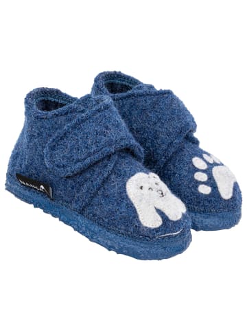NANGA Hausschuhe "Little Polar Bear" in Blau