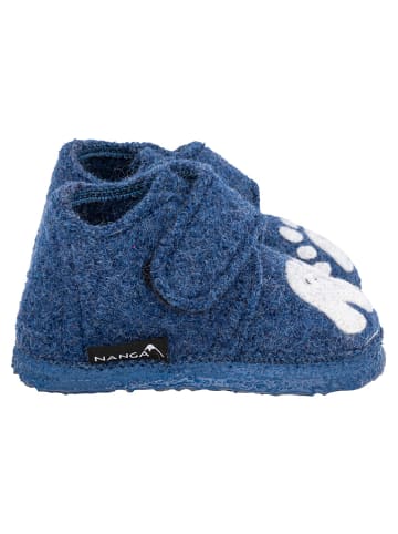NANGA Hausschuhe "Little Polar Bear" in Blau