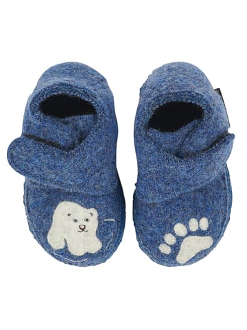 NANGA Kapcie "Little Polar Bear" w kolorze niebieskim
