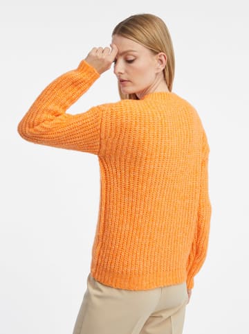 orsay Sweter w kolorze pomarańczowym
