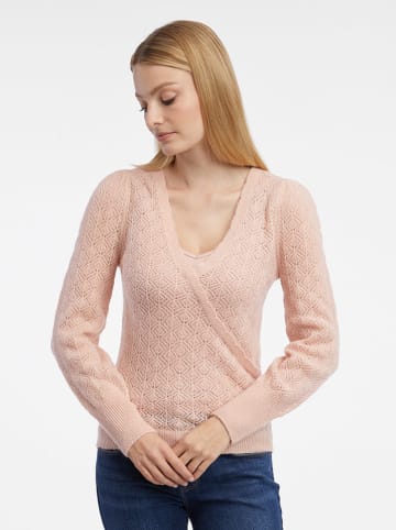 orsay Sweter w kolorze jasnoróżowym