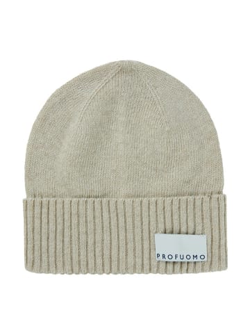 PROFUOMO Wollen muts beige