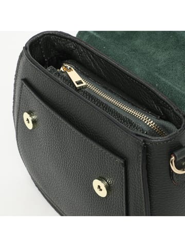 Victor & Hugo Paris Leren handtas "Gil" kaki - (B)24 x (H)19 x (D)12 cm
