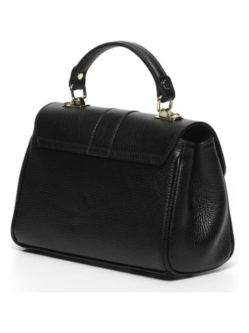 Victor & Hugo Paris Leder-Henkeltasche "Giverny" in Schwarz - (B)26 x (H)18 x (T)10 cm