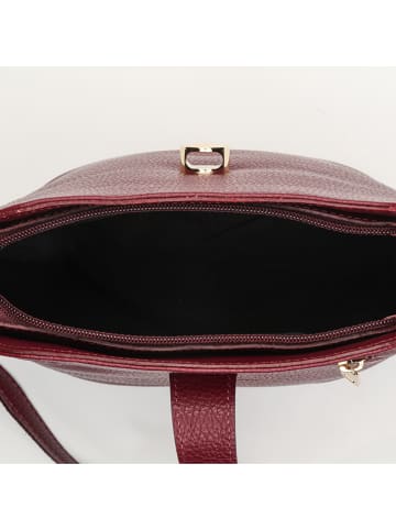 Victor & Hugo Paris Leren schoudertas "Elise" bordeaux - (B)22 x (H)23 x (D)13 cm