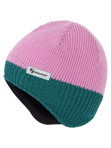 Ziener Beanie "Igosch" in Rosa/ Grün