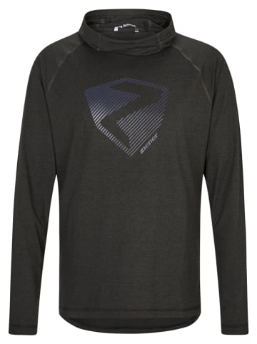 Ziener Fleece trui "Janup" zwart