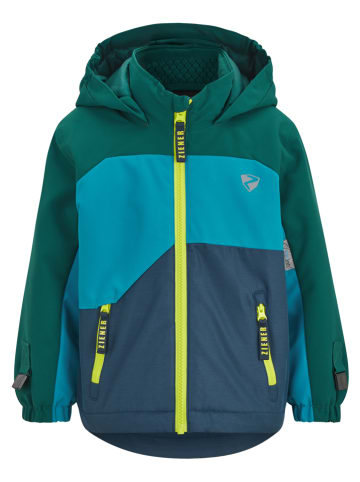 Ziener Ski-/ Snowboardjacke "Anderl" in Dunkelblau/ Grün