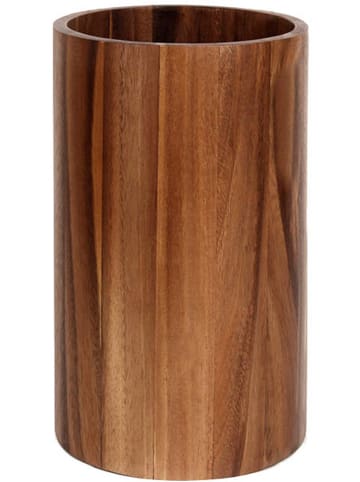 houseproud Zahnputzbecher "Timber Craft" in Braun - (H)12,8 x Ø 7 cm