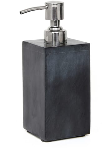 houseproud Seifenspender "Cubic Dark" in Dunkelgrau - (B)7 x (H)12 x (T)7 cm