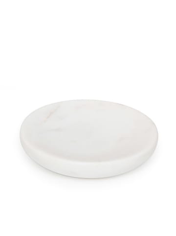 houseproud Seifenschale "Arctic Marble" in Weiß - (H)2 x Ø 11,5 cm