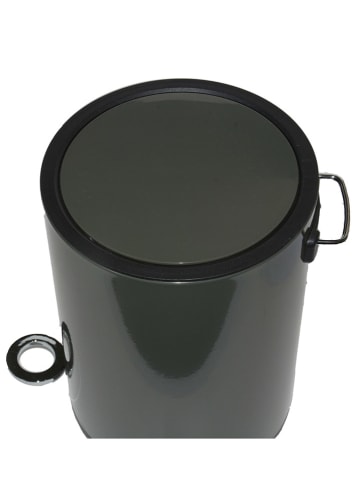 houseproud Treteimer "Ring Bin" in Schwarz/ Grau - (H)28 x Ø 18 cm