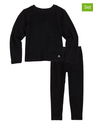 Burton 2tlg. Funktionswäsche-Set "Fleece" in Schwarz