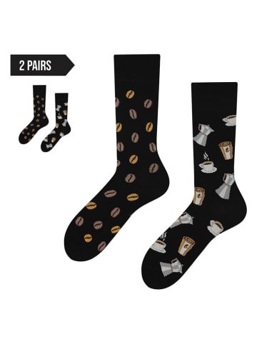 TODO SOCKS 2-delige set: sokken zwart