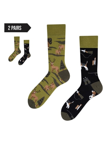 TODO SOCKS Skarpety (2 pary) w kolorze zielonym