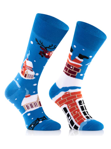 TODO SOCKS 2-delige set: sokken blauw