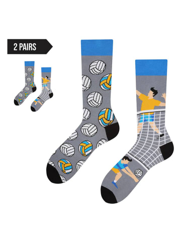 TODO SOCKS Skarpety (2 pary) w kolorze szaro-niebieskim