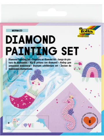 folia PAPER Diamond Painting Set "MERMAID" in Bunt
