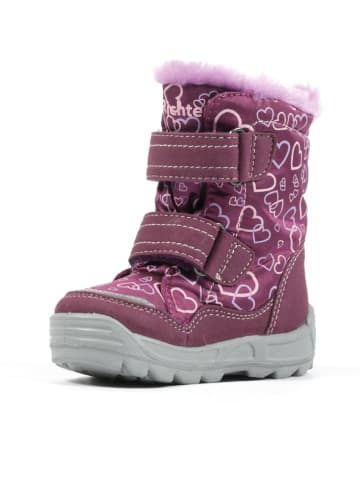 Richter Shoes Kozaki zimowe "Freestyle" w kolorze fioletowym