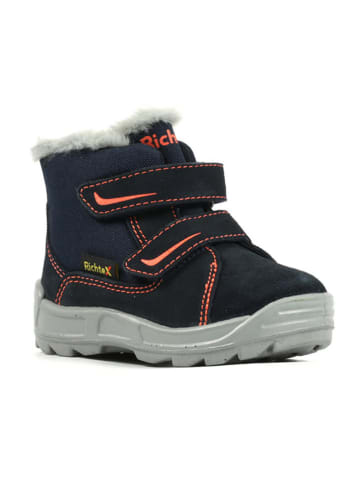 Richter Shoes Kozaki zimowe "Freestyle" w kolorze granatowym