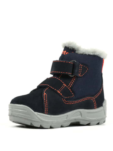 Richter Shoes Kozaki zimowe "Freestyle" w kolorze granatowym