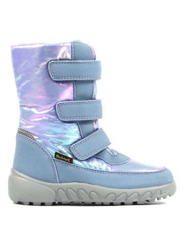 Richter Shoes Kozaki zimowe "Husky" w kolorze błękitnym