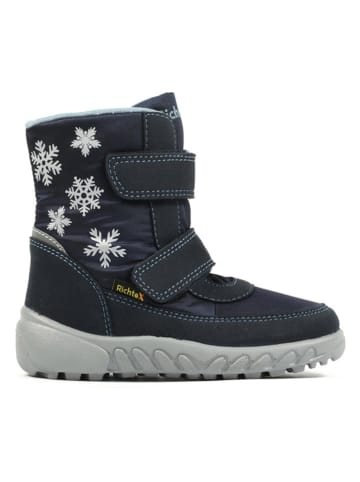Richter Shoes Kozaki zimowe "Husky" w kolorze granatowym