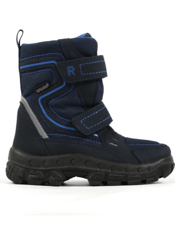 Richter Shoes Kozaki zimowe "Davos" w kolorze granatowym