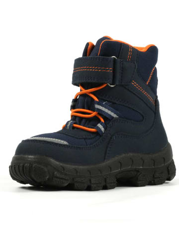 Richter Shoes Botki zimowe "Davos" w kolorze granatowym