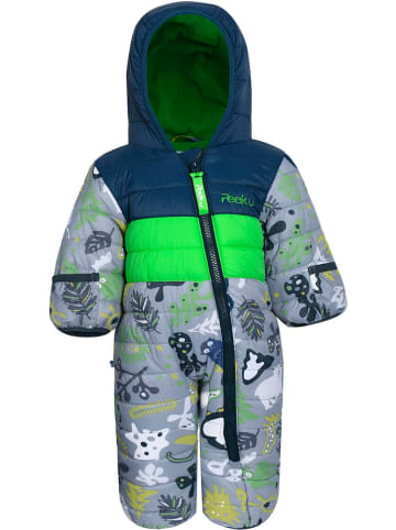 Peek U Winterpakje "Clay" grijs/groen/donkerblauw