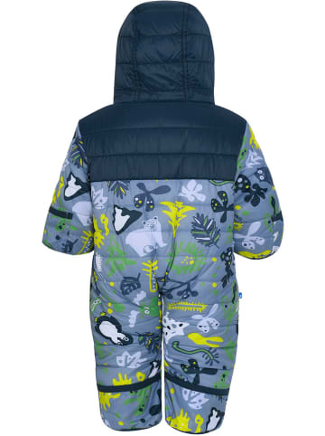 Peek U Winterpakje "Clay" grijs/groen/donkerblauw