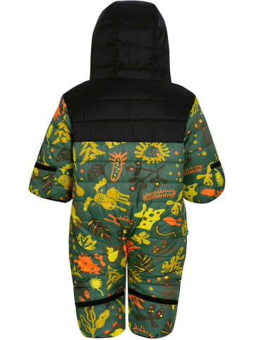 Peek U Winterpakje "Clay" kaki/geel/zwart