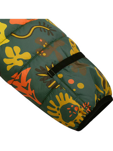 Peek U Winterpakje "Clay" kaki/geel/zwart