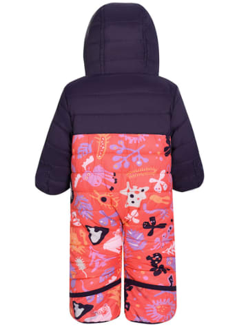 Peek U Winter-Overall "Cyan" in Lila/ Rosa