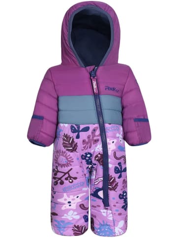 Peek U Winter-Overall "Cyan" in Lila