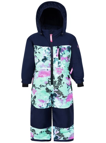 Peek U Winter-Overall "Celestia" in Dunkelblau/ Hellblau
