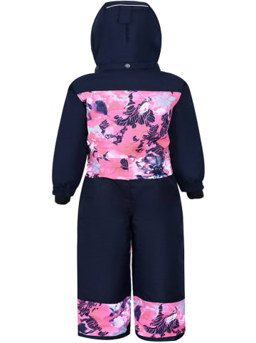 Peek U Winter-Overall "Celestia" in Dunkelblau/ Pink