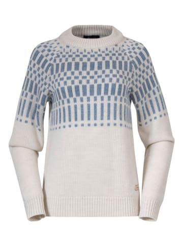 Bergans Trui wit/blauw