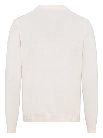 Camel Active Sweter w kolorze kremowym