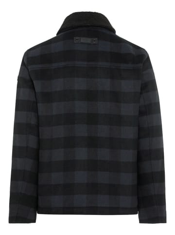 Camel Active Hemdjacke in Schwarz/ Anthrazit