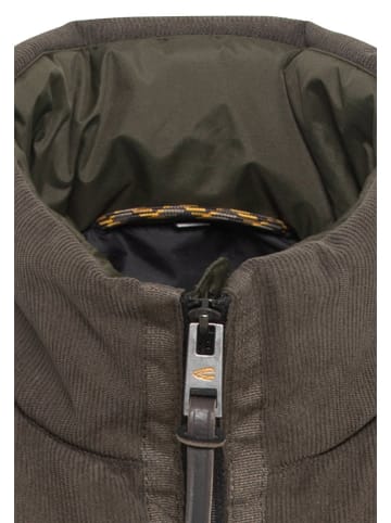 Camel Active Doorgestikte bodywarmer kaki
