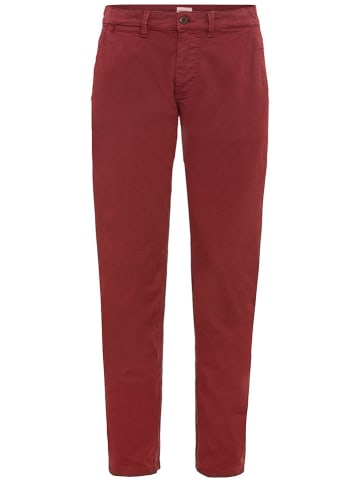 Camel Active Spodnie chino w kolorze czerwonym