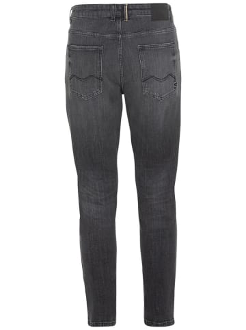 Camel Active Spijkerbroek - tapered fit - antraciet