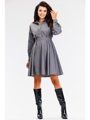 Awama Kleid in Grau