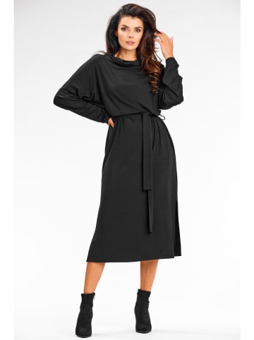 Awama Kleid in Schwarz