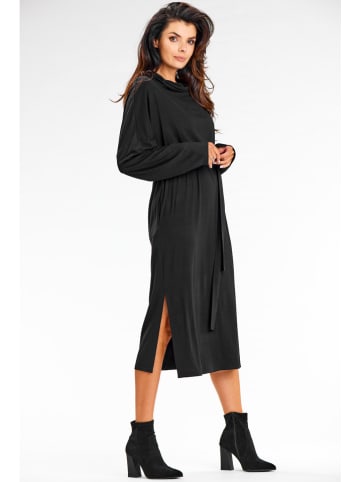 Awama Kleid in Schwarz
